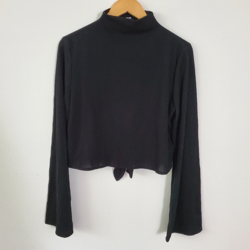 Out From Under Urban Outfitters Ribbed Mock Neck Top